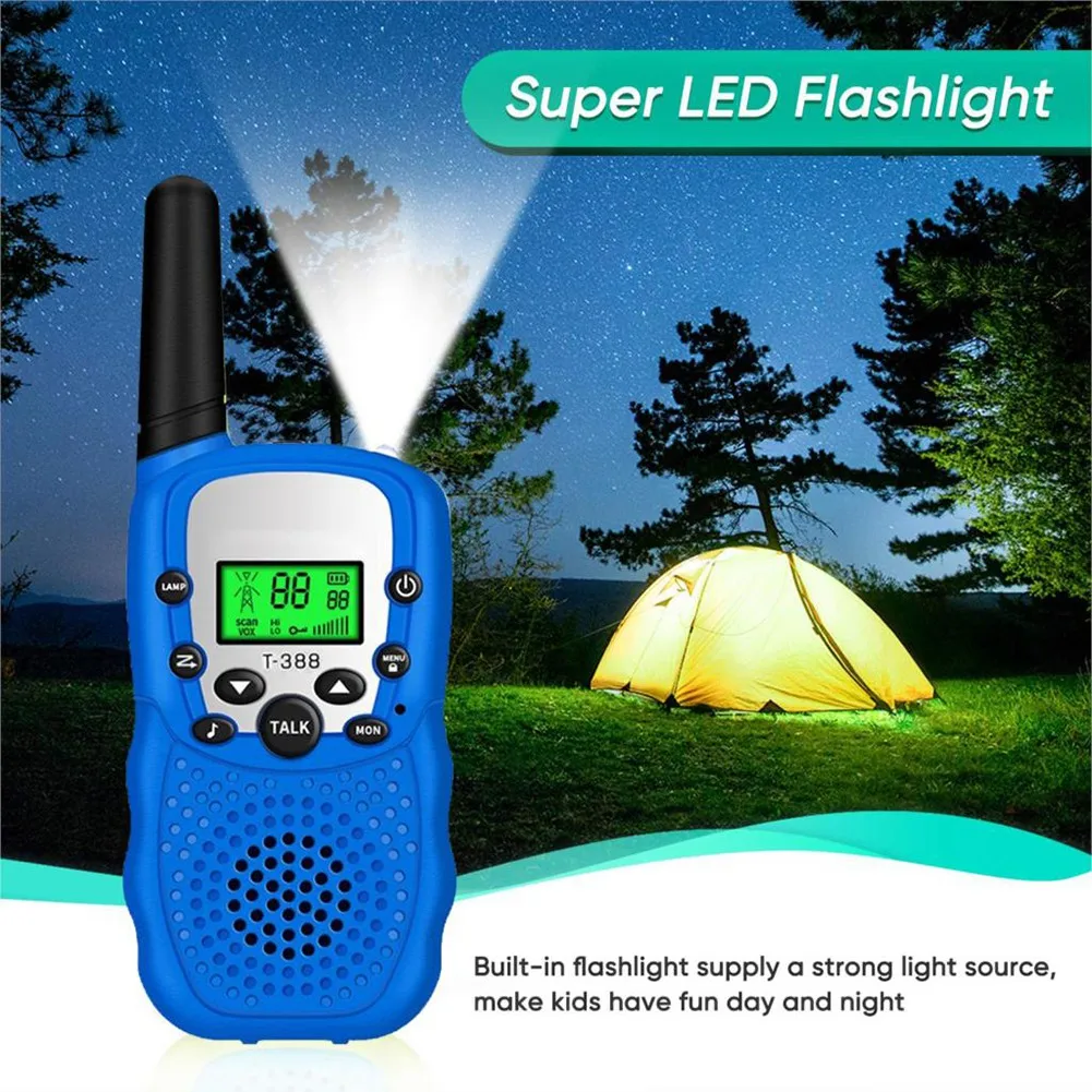 3 PCS Walkie Talkies for Kids, 3 KM Range Indoor Outdoor Activity Stem Toys, Birthday Gifts for Boys and Girls 4