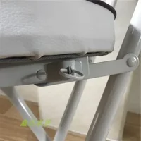Modern Foldable Bar Stool with Backrest Portable High Chair for Home Cash Register Simple Design Kitchen Counter Height Chair 5