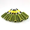 Professional 6pcs/set Yellow Boar Bristle Wooden Hair Comb Brush Nylon Round Hair Brush Salon Styling Tools Wholesale 1