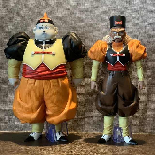 28cm Dragon Ball Z ANDROID 19 20 EX Action Figures Ornaments Statue Anime Figurine Collection Model PVC Toys DBZ Gifts Decorator