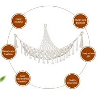 Large Capacity Stuffed Animals Hammock Net Macrame Boho Home Decorations Corner Toy Storage Organizer Plush Toys Hanging Net 2