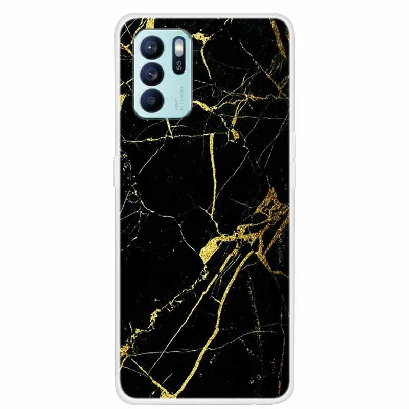Elegant Clear Marble Soft TPU Silicone Cover