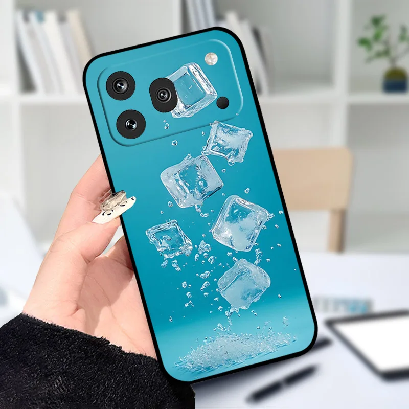 Silicone Soft Phone Case with Cool Wolf Design - Protective Bumper Shell