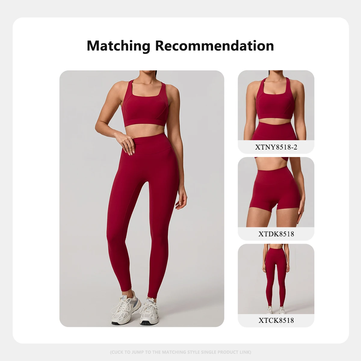 Hearuisavy Sports Bra Set Women Gym Sportswear High Waisted Butt Lifting Leggings High Strength Shockproof Running Fitness Tops - תמונה 4