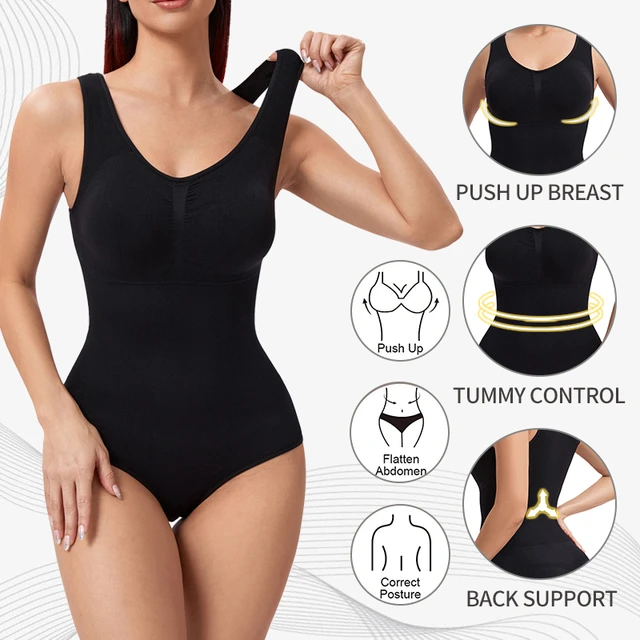 Tank Top Shapewear Bodysuit for Women Tummy Control Butt Lifter Panties  Smooth Body Shaper Slimming Underwear Girdles