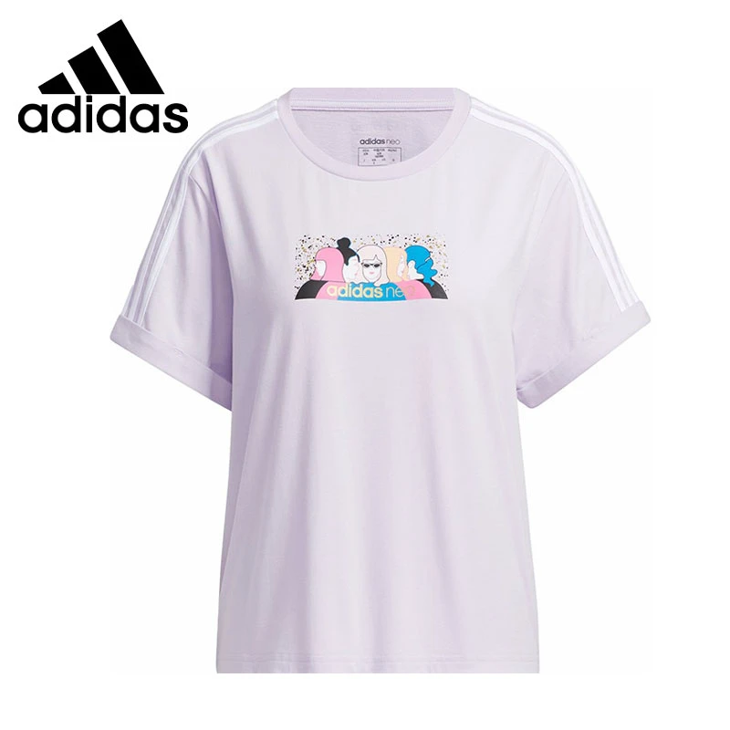 Adidas NEO W WD Camiseta de manga corta para mujer, ropa Original, llegada| | - AliExpress