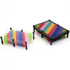 3D Pin Art Board Toy Sensory Rainbow Handprint Variable Needle Painting Decompression Gift Creativity Art Sensory Toys Sculpture 3