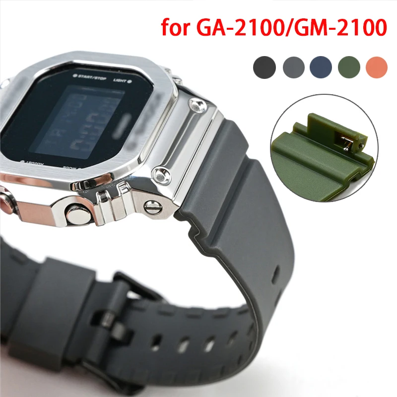 Enhanced Product Title: Durable Waterproof Rubber Sport Strap with Quick Release for Casio G-Shock Watches