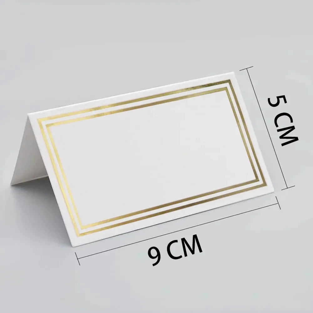 Wedding Seating Number Card Name Place Cards 20/50/100pcs Banquet Table Decor Christmas Birthday Party Greeting Card