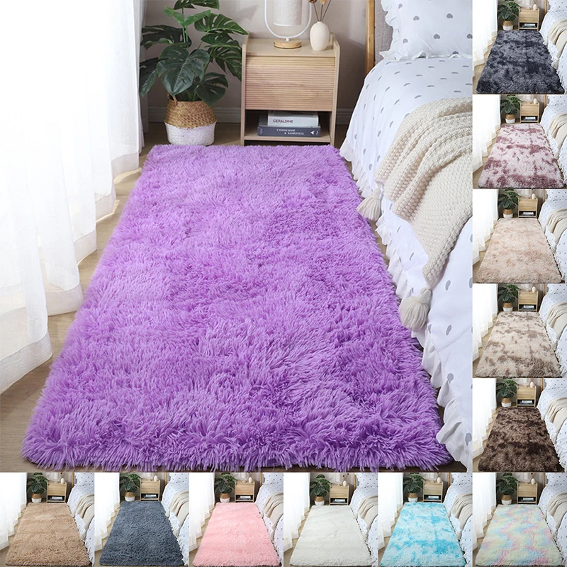 NordicThickCarpetPlushLivingRoomBedroomBedBlanketFloor
