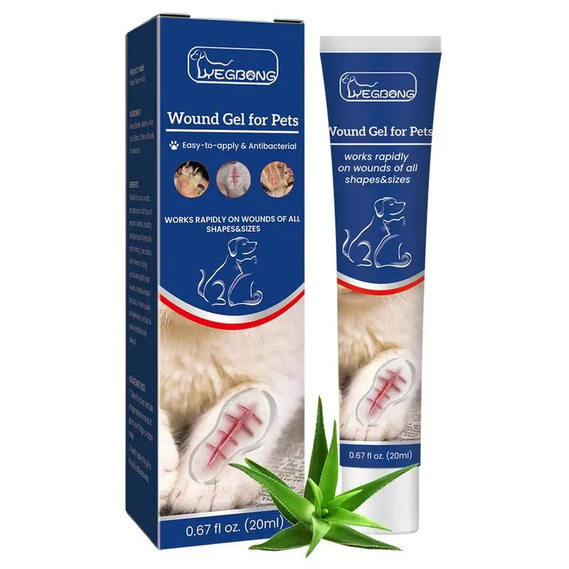 

20ml Pet Wound Liquid Gel Waterproof Breathable Dog Cat Wound Healing Fluid For Pets Skin Care Healing Gel Patch