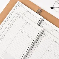 Agenda Planner Notebook Schedule Notebook Time Table To Do List Diary Weekly Time Table Goal Habit Journal Notebooks 2