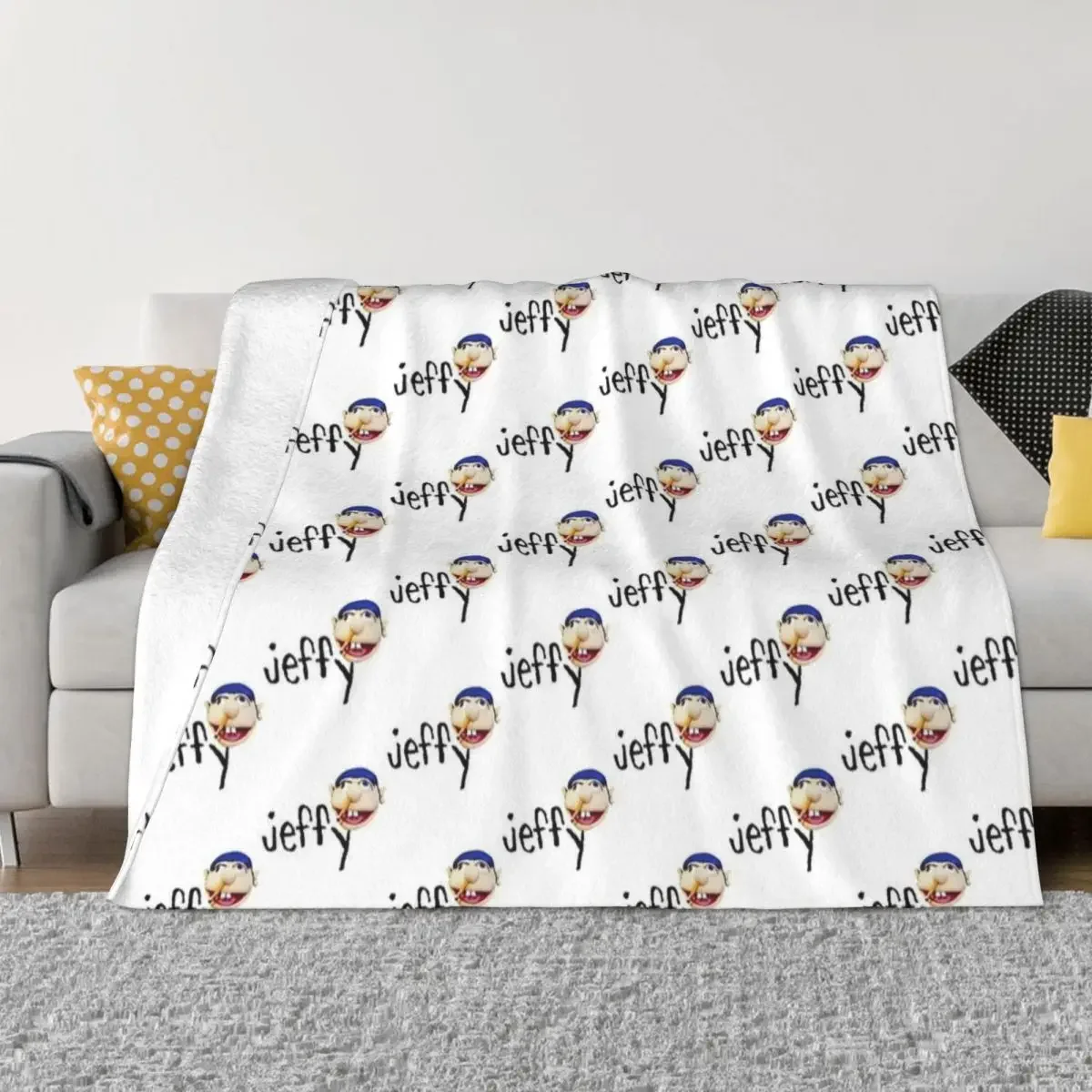 

Smith Mountain Lake Apparel Jeffy Blanket Coral Fleece Plush Autumn/Winter Cartoon Thin Throw Blankets for Sofa Office Bedspread