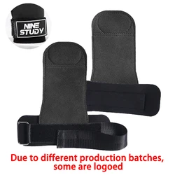 Enhanced Fitness Pull - Up and Support Grip Belt with Wrist Support Gloves (Black)