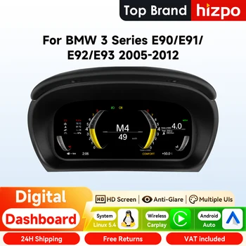 Panel de Instrumentos Digital para Automóvil Hizpo para BMW Serie 3 E90 E91 E92 E93 2005-2012, Panel LCD, Velocímetro, Linux 1