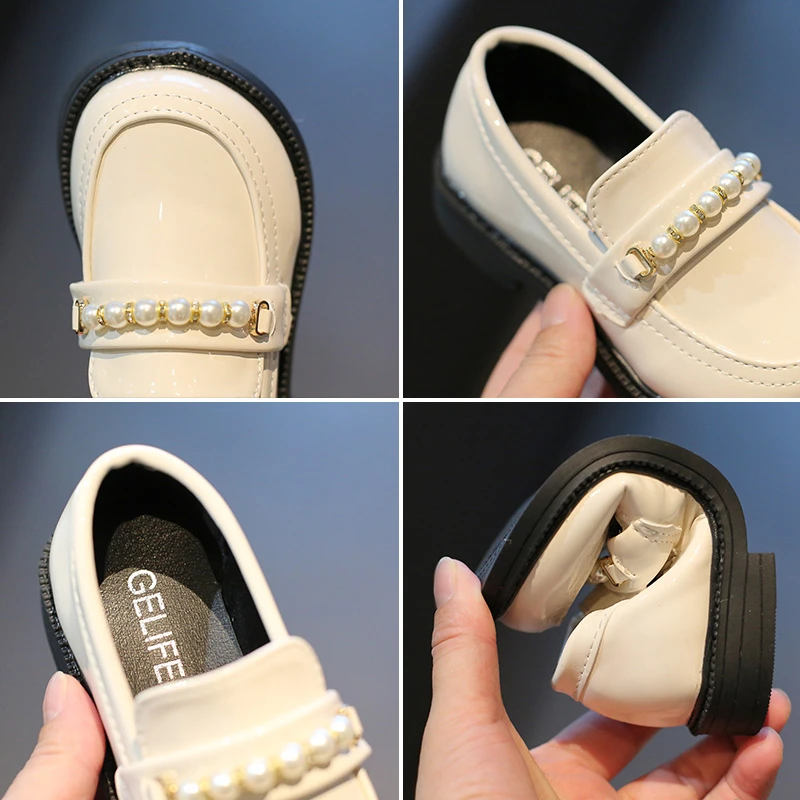 Source Fashion Trend Children's Leather Shoes Soft Bottom British