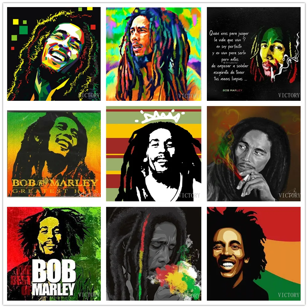 Broderie Diamant Bob Marley