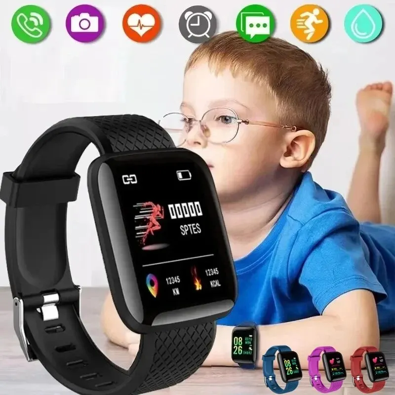 Smart Watch Sport Fitness Kids Clock 2024 Children Watches For