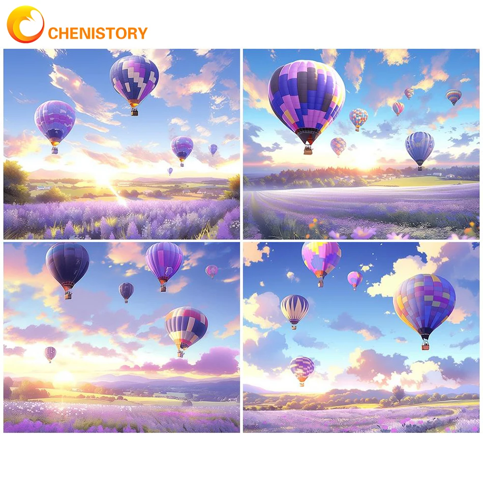 

CHENISTORY Paint By Number Landscape Drawing On Canvas Hand Painted Painting Art Gift DIY Pictures By Numbers Kits Home Decor