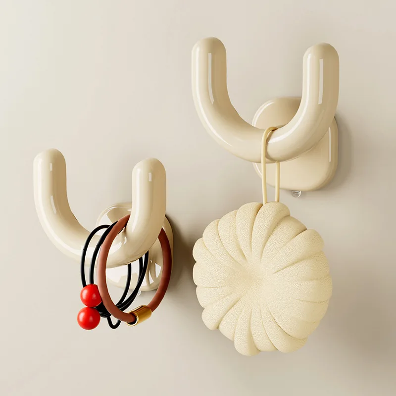 Suction cup slipper holder, no punching, wall mounted, can be sandwiched for storage, hook can drain water, strong adhesive hook