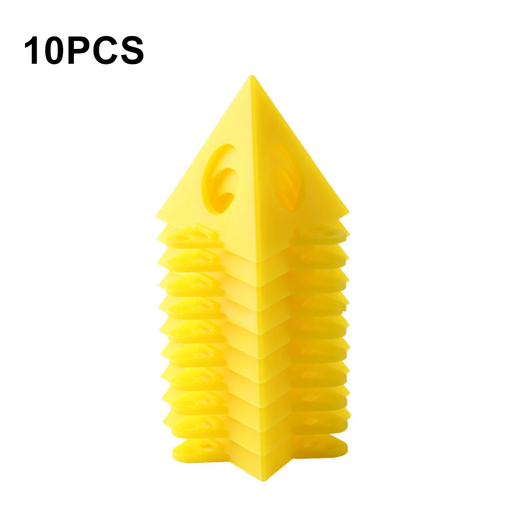 50 Pcs Pyramid Stands Painter's Painting Stands, Plastic Mini Cone Paint Stands, Reusable Painting Triangle Stands Set, High Strength Canvas Support