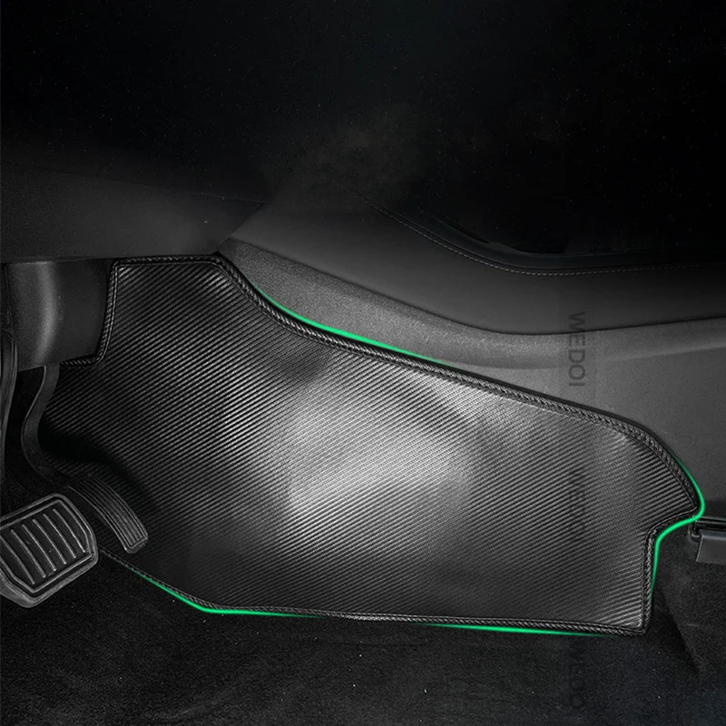 

4PCS Side Defense Kick Pad For Tesla Model 3 Model Y Car Central Control Side Protective Foot Pad Interior Accessories