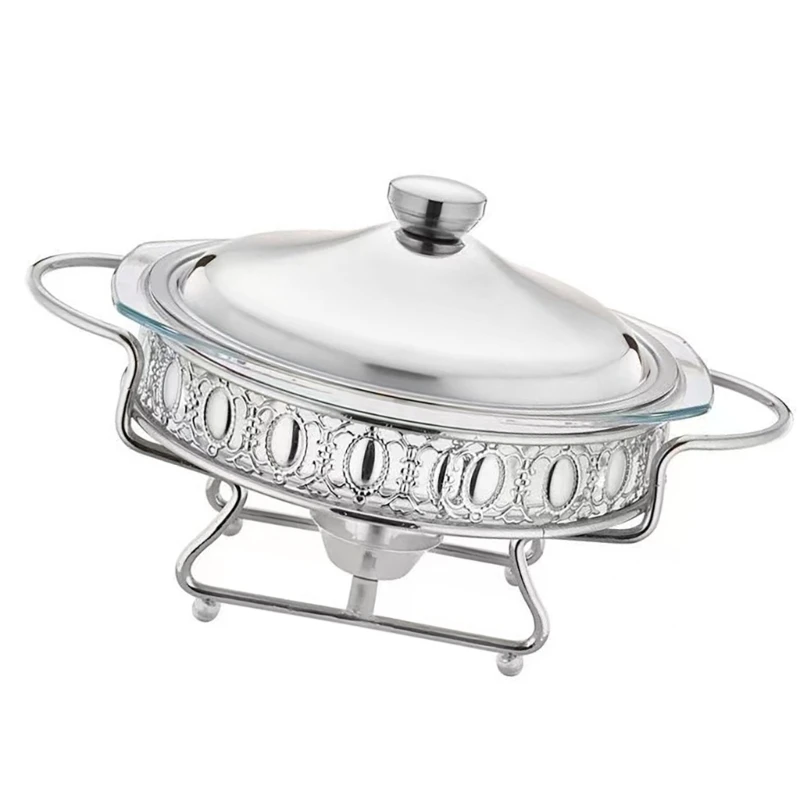 Multipurpose Glass Hot Pots Thermostatic Cooker for Heating and Serving