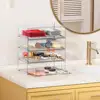 Clear Pull-Out Drawers Storage Box Large Capacity Storage Organizer Transparent Stackable Storage Bin with Handle for Home 2