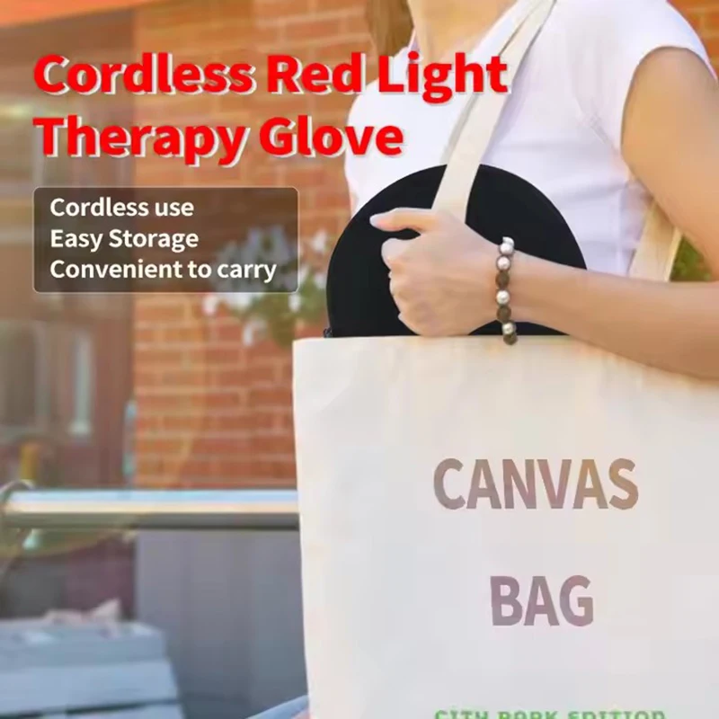 660nm 850nm Mul-tifunctional Massage Red Light Therapy Hand Gloves for Hand Pain Release
