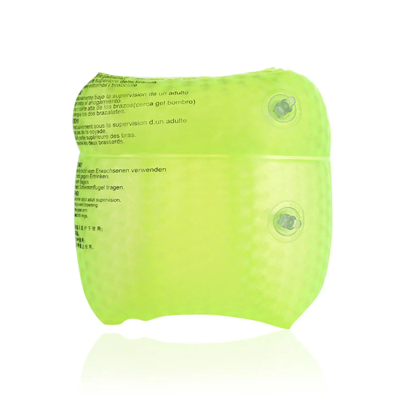 2xSwimming Arm Bands Swim Floater Sleeves Swim Arm Bands for Beginner Children Green