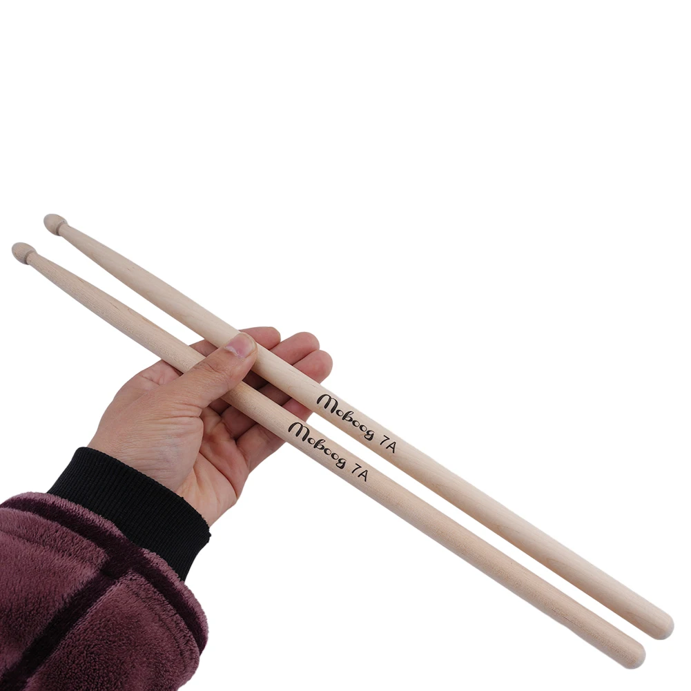 5A Drumsticks Beginner Drumsticks Drum Practice Oval Tip Punchy Drums Bright Cymbals Lightweight
