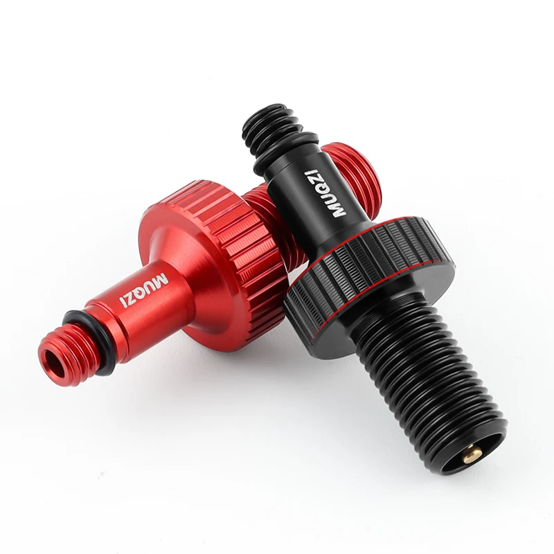 MUQZI MTB バイクリアショックアブソーバーバルブコアアダプター