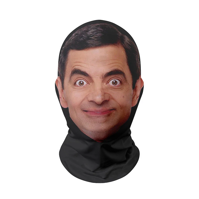 Realistic 3D Face Mask - Cosplay Prop & Full Face Headwear
