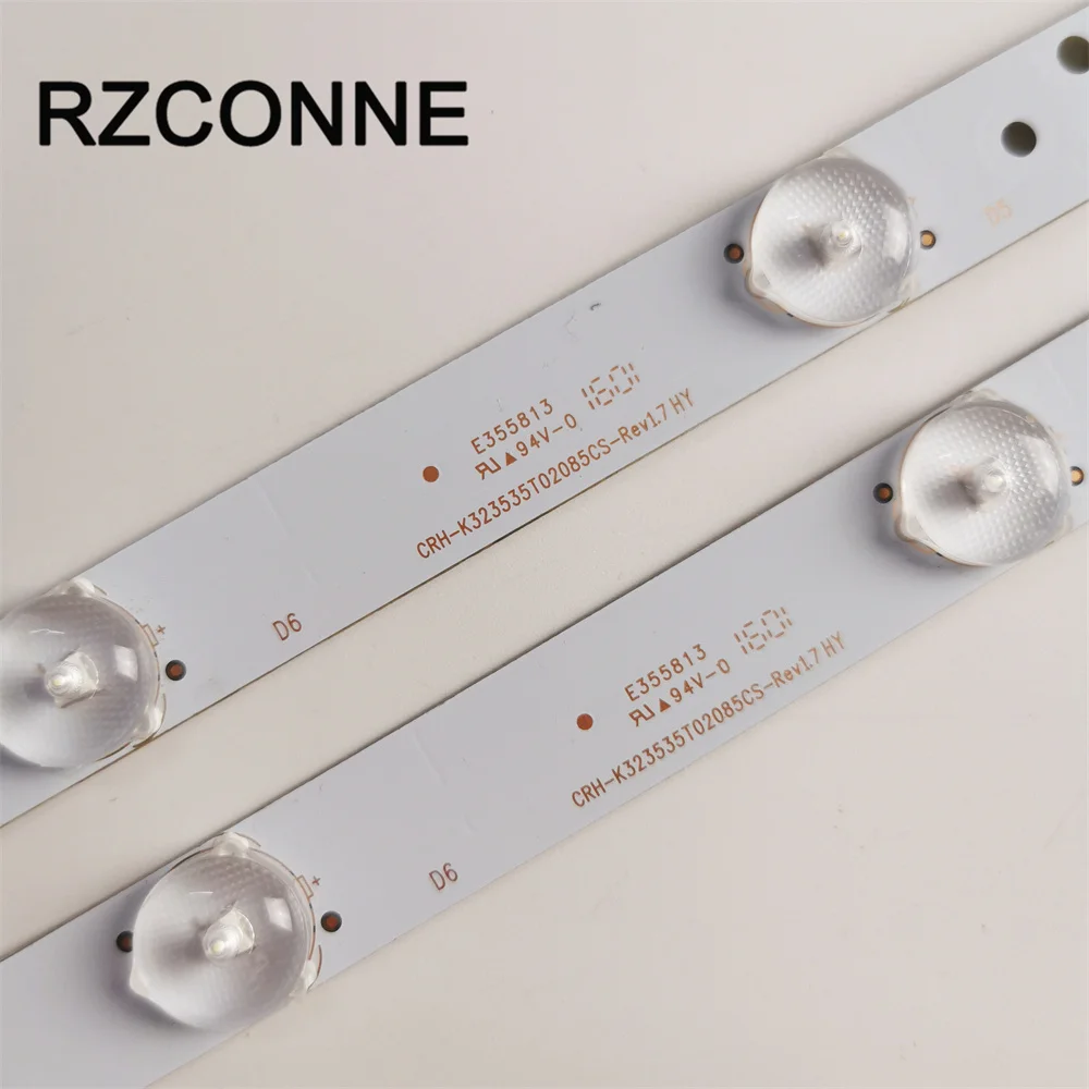 2pcs 580mm 8LED LED Ʈ Ʈ  CRH-K323535T02085CS-Rev1.7 HY