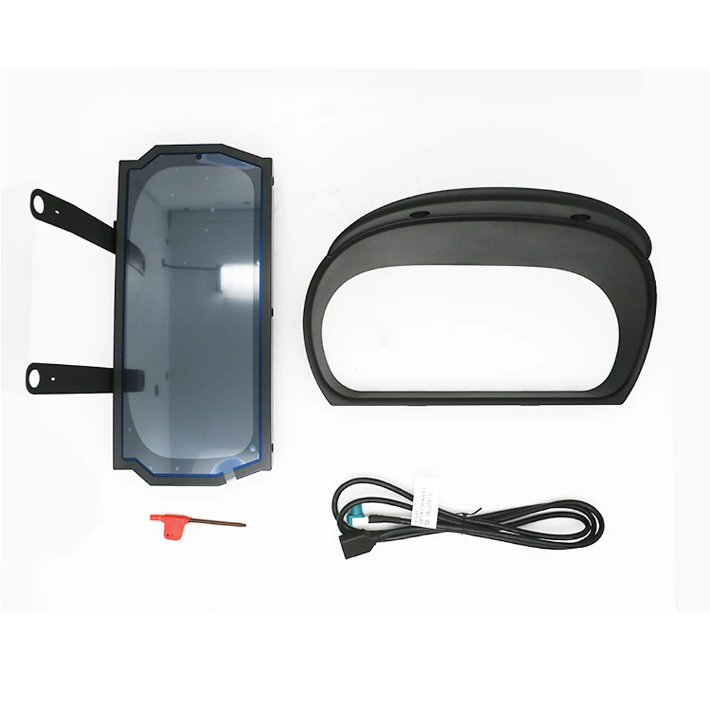 Panel de instrumentos digital con pantalla LCD CarPlay para BMW Serie 3 E90 E91 E92 E93 2007-2011, velocímetro, odómetro, panel de cabina. 2