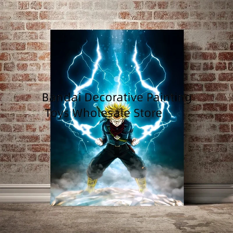 漫画のキャンバスの絵画,ドラゴンボールZ,悟空,ベジータのポスター