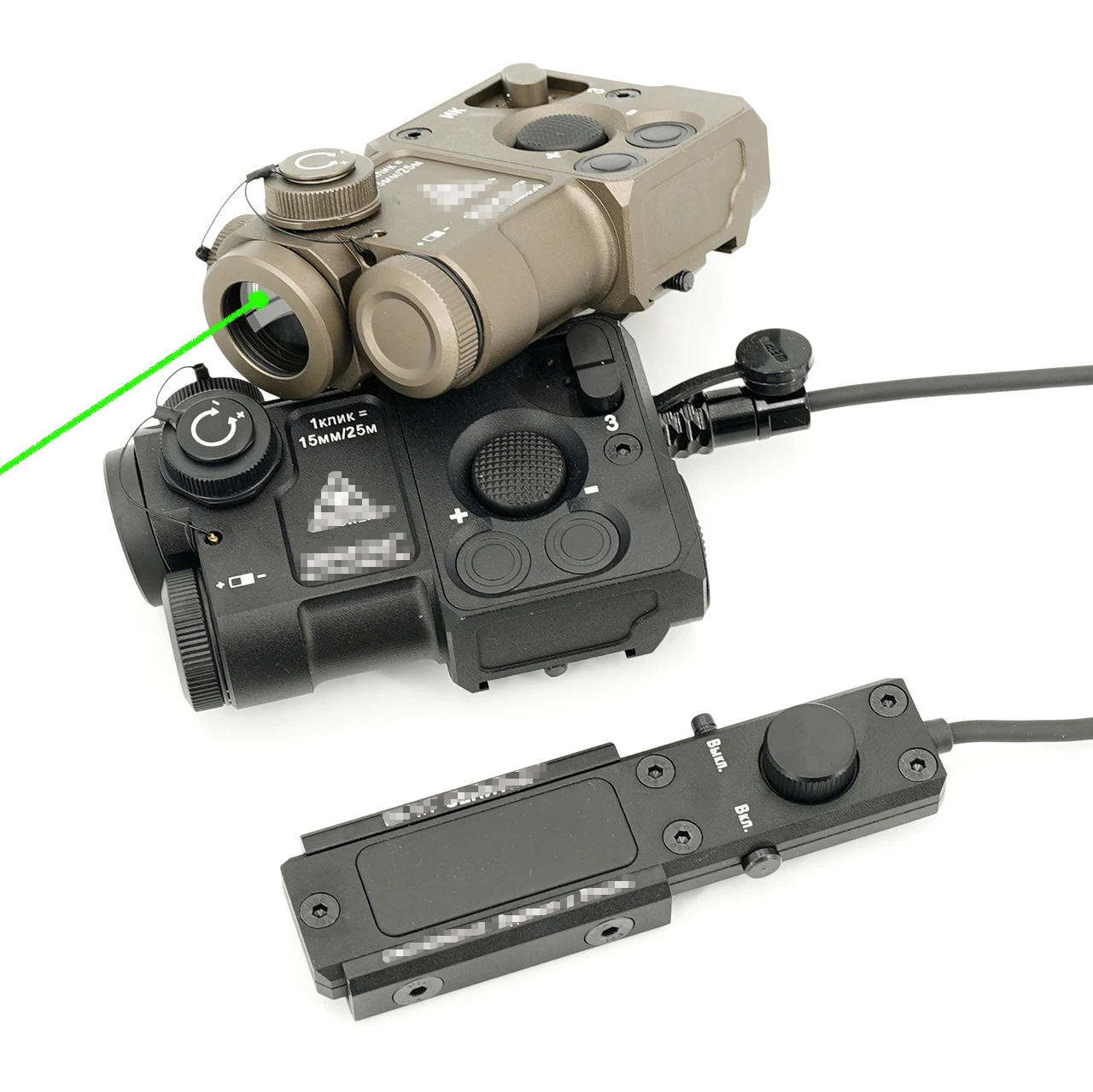 Airsoft Tactical Pointer Perst 4 Green GENERATION 3.0 Aiming Laser IR