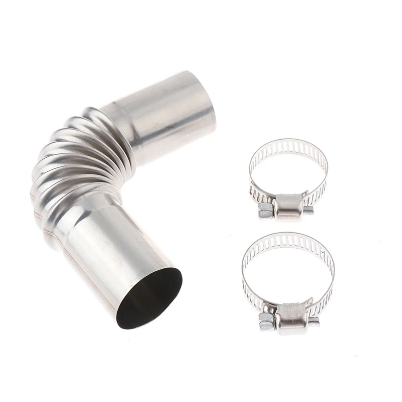 1Set Elbow Pipe Air Parking Heater Exhaust Tube for Diesel Heater Exhaust Pipe,Air Diesel Heater Duct Pipe,Heater Duct Connector,Air Heater Exhaust Connector,Car Heater Accessories