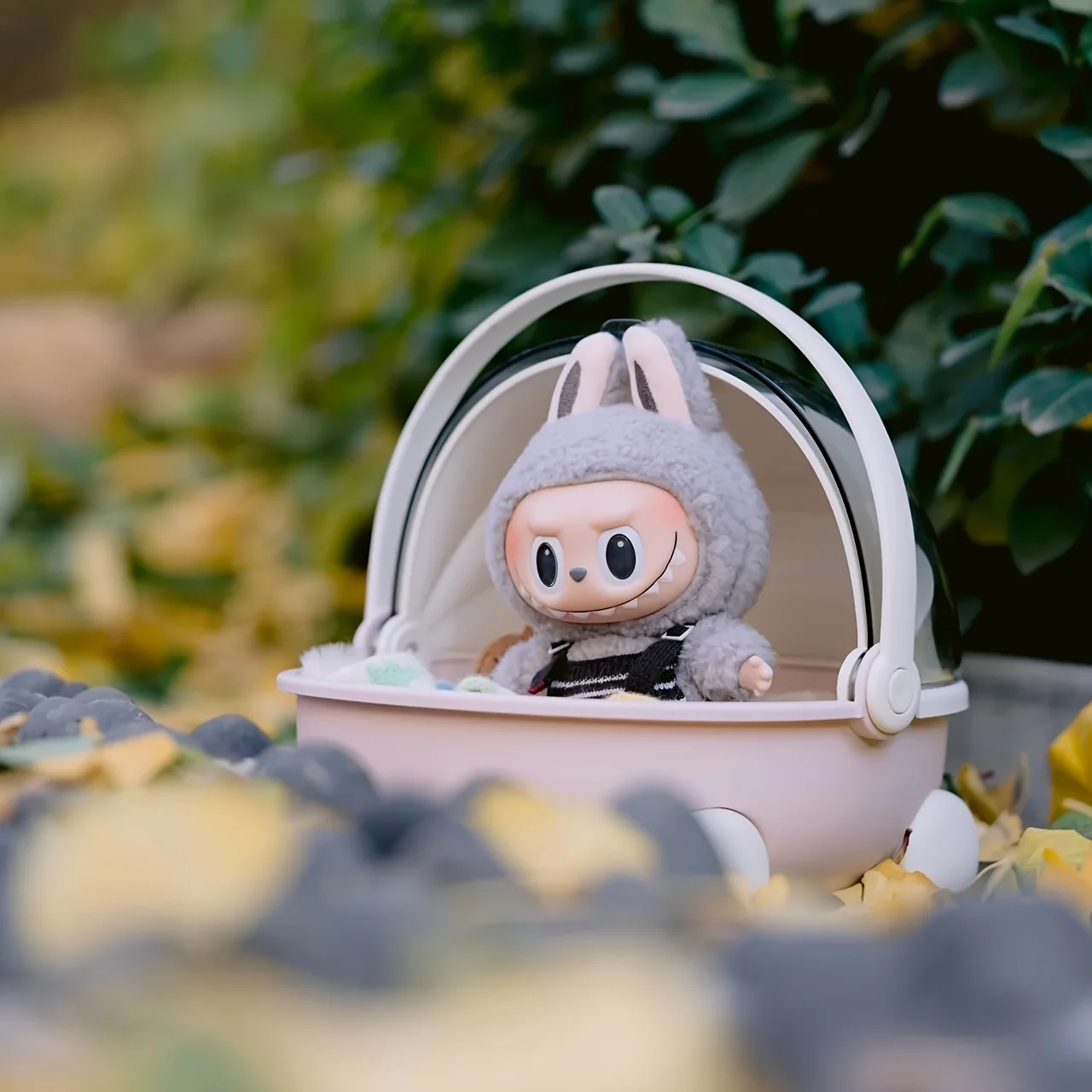 置物 labububaby Labubu Baby Stroller Mokoko Storage Box Doll Decor Labubu Space