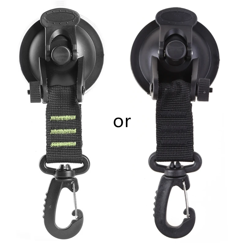 

Travel Camping Tarp Luggage Tie Down Suction Cup Anchor with Securing Hooks