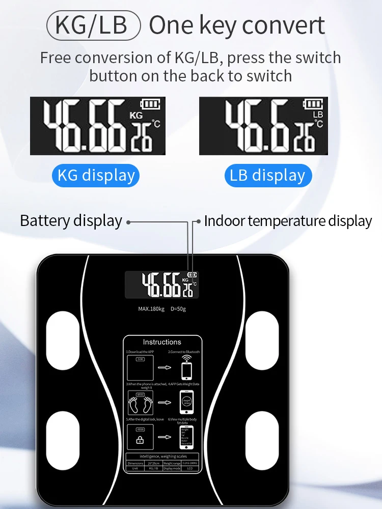 ǿ  Ʈ ü߰, ü,  ü ü, Mi Scales ٴ, LCD ÷, ü 