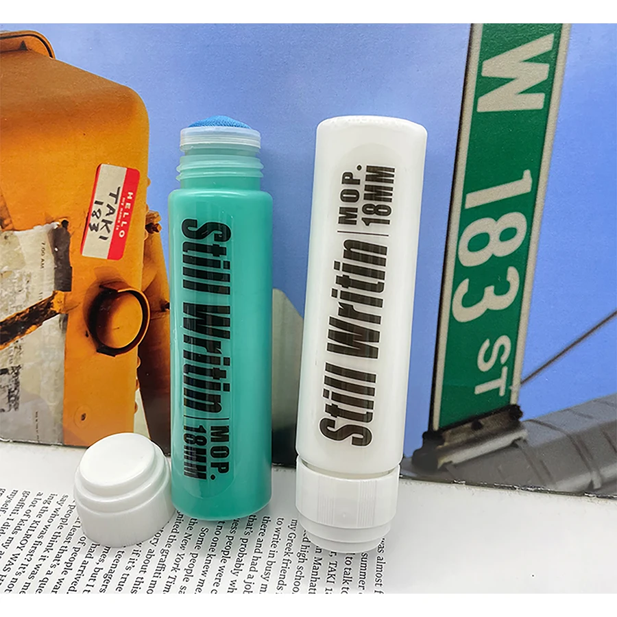 그래피티 플로우 펜 유성 라운드 헤드 18mm/55ml 손으로 그린 서명 펜 페인트 펜은 교체 가능한 잉크로 재사용 가능