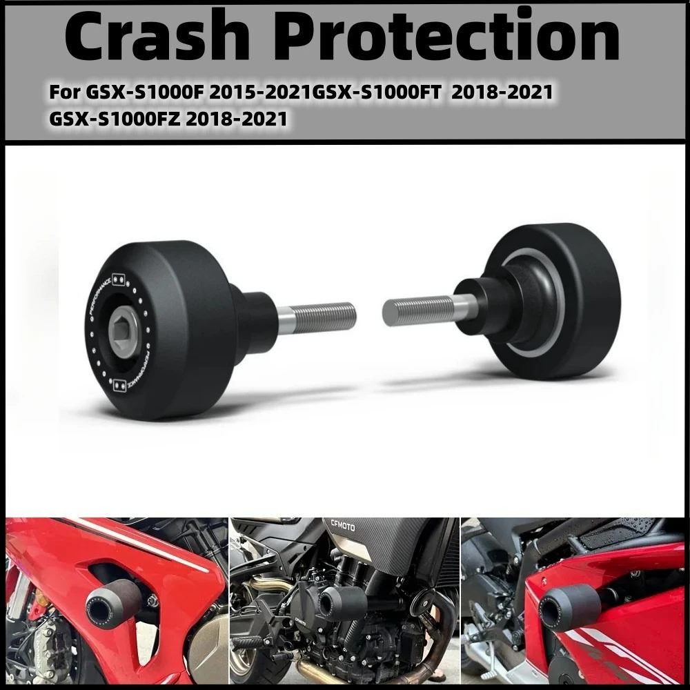 

For GSX-S1000F 2015-2021 GSX-S1000FT 2018-2021 GSX-S1000FZ 2018-2021 Crash Protection Bobbins