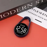 Montre électronique LED suspendue, veilleuse, montre numérique électronique suspendue, montre de poche 6