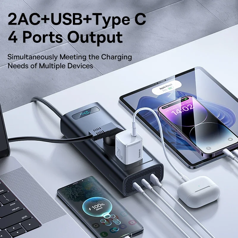Car Charger Car Inverter DC 12V to AC 220V EU Version 150W USB Type C Fast Charger For Power Adapter Vehicle Inverter Car Converter Inverter Car Power Converter Power Inverter