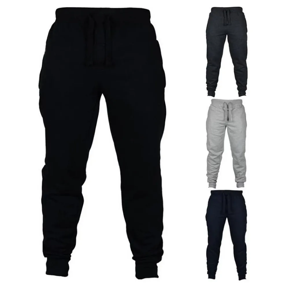 2023 Mens Joggers Casual Pants Fitness Men Sportswear Tracksuit Bottoms Skinny Sweatpants Trousers Black Gyms Jogger Track Pants 4