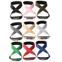 Padded Figure 8 Weight Lifting Wrist Straps Deadlift Powerlifting Belts Hand Support Strong Weightlifting Non-slip Wrist Wraps 2