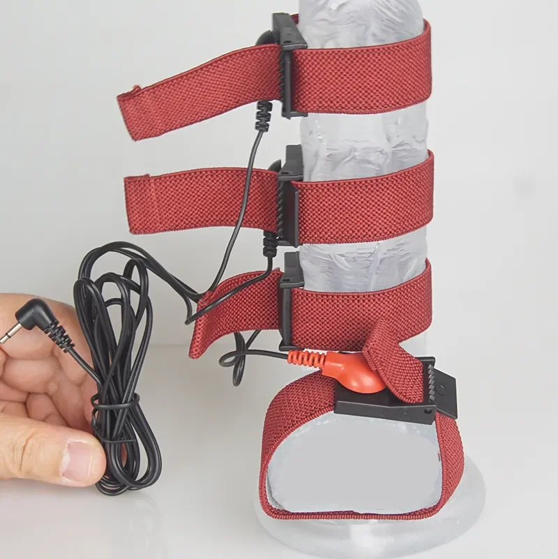 E stim Toys for Men Electrostimulator Cock Penis Ring Cockring Bdsm Electro Sex Chastity Cage Electric Shock Shocker Estim Electro Sex Toys Electric Sex Toys Penis Rings