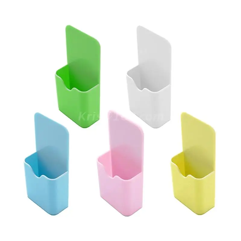 Plastic Magnetic Pen Holder Erase Marker Storage Box Pencil Organizer for Home Office Whiteboard Fridge Refrigerator