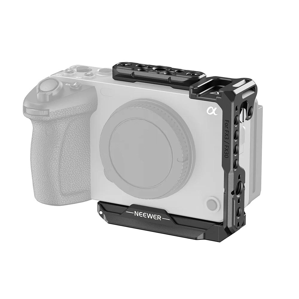 NEEWER FX3/FX30 カメラケージ ケーブルクランプ付き NATO